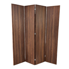 4-Panel Wood Veneer Decorative Backdrop
