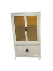 2-Tier Multipurpose Storage Cabinet with Wheels