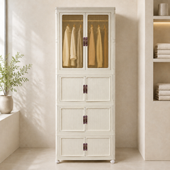 4-Tier Multipurpose Storage Cabinet with Wheel
