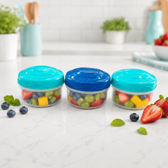 Sistema Mini Snack Containers 130ml Set of 3 - طقم علب سناك سيستيما الصغيرة 130مل 3 قطع