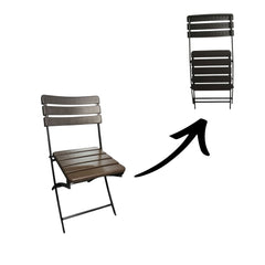 Stylish & Compact Folding Bistro Chair