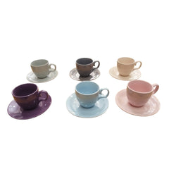 ☕ Elegant Coffee & Tea Cup Set (6PCS)