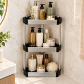 رف زاوية ثلاثي للحمام | 3-Tier Corner Shower Caddy