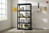 5-Tier Plastic Storage Rack lifestyle