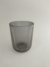 Ribbed Glass Tumbler – 6 PCS (Multiple Colors)