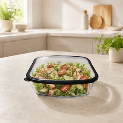 حافظة طعام بغطاء محكم 1.3 لتر و3 لتر Food Storage Container with Secure Lid 1.3L & 3L