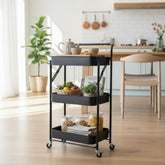 3-Tier Iron Storage Rack – Multi-Purpose Organizer