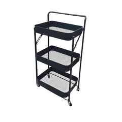 3-Tier Iron Storage Rack – Multi-Purpose Organizer