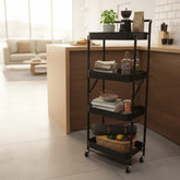 4-Tier Iron Storage Rack lifestyle kitchen