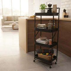 4-Tier Iron Storage Rack lifestyle kitchen