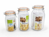 Glass Storage Jar