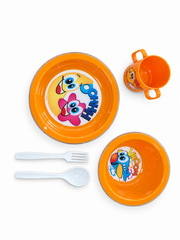 طقم أدوات مائدة للأطفال 5 قطع  | Kids 5-Piece Tableware Set