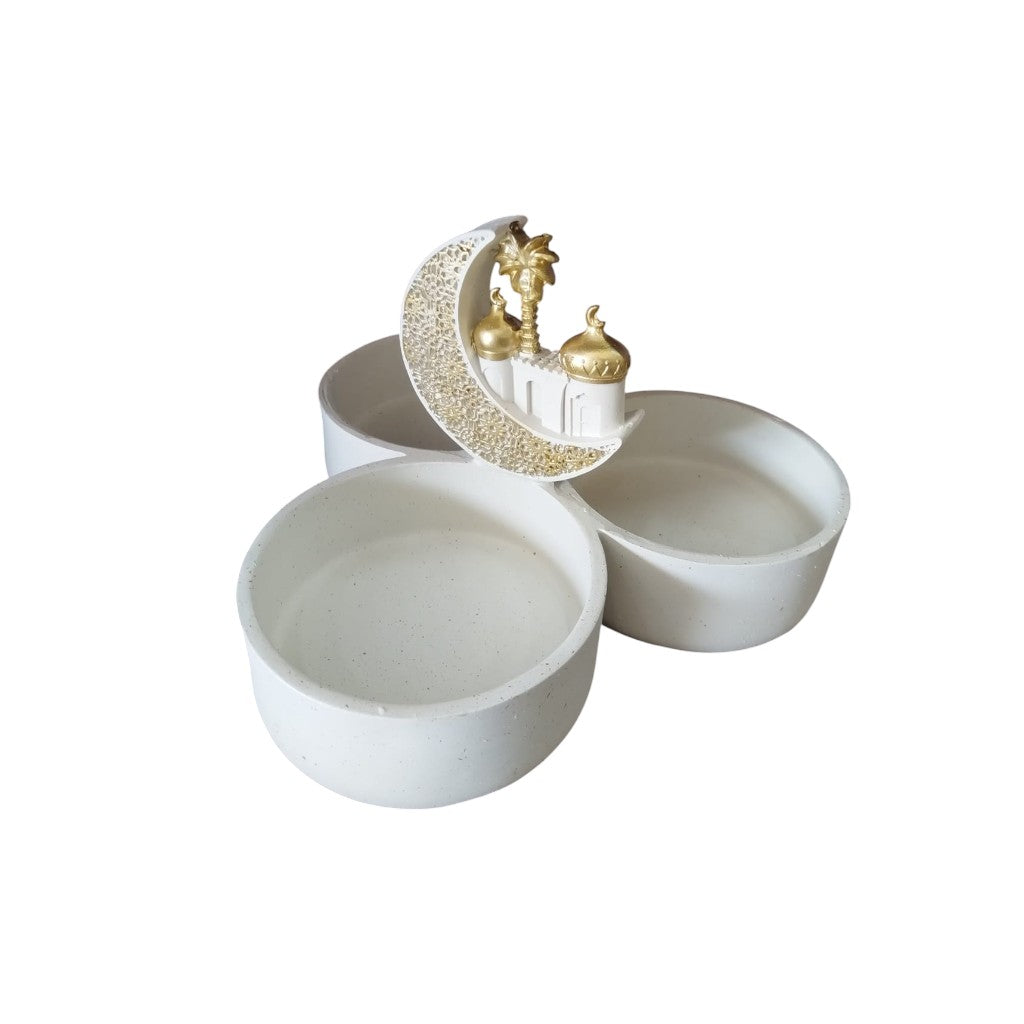 "Ramadan Mubarak" Trinket &amp; Date Dishes