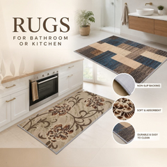 Urban Grid Geometric Rug