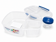 Sistema To Go Triple Split 2L- علبة طعام ترايبل سبليت