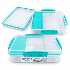 Sistema Klip It Lunch Box 975ml with Compartments - علبة طعام سيستيما كليب إيت 975مل بأقسام