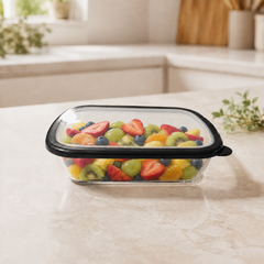 حافظة طعام  بغطاء محكم 1.3 لتر و3 لتر  Food Storage Container with Secure Lid 1.3L & 3L