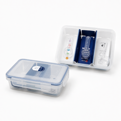 3-Compartment Airtight Food Containe