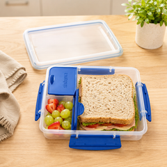 Sistema Klip It Lunch Box 975ml with Compartments - علبة طعام سيستيما كليب إيت 975مل بأقسام