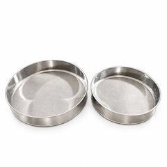 مناخل طحين دائرية من الستانلس ستيل 25 و30 سم | Stainless Steel Flour Sieves 25 & 30 cm