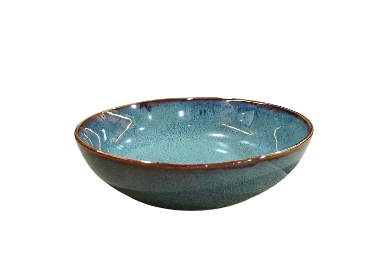 Emerald Glazed Bowl – 29 cm / 21.5 cm