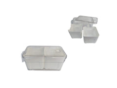Double Cheese Container with Drain Insert