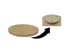 Bamboo Rotating Serving Tray / Lazy Susan