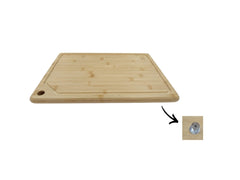 Bamboo Cutting Board with Non-Slip Feet