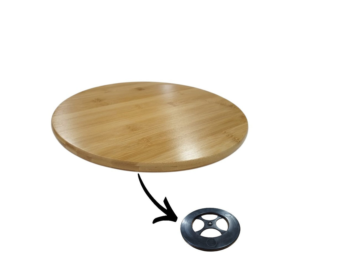 Bamboo Rotating Serving Tray