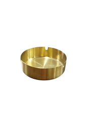 Brass Ashtray – Round Metallic Design