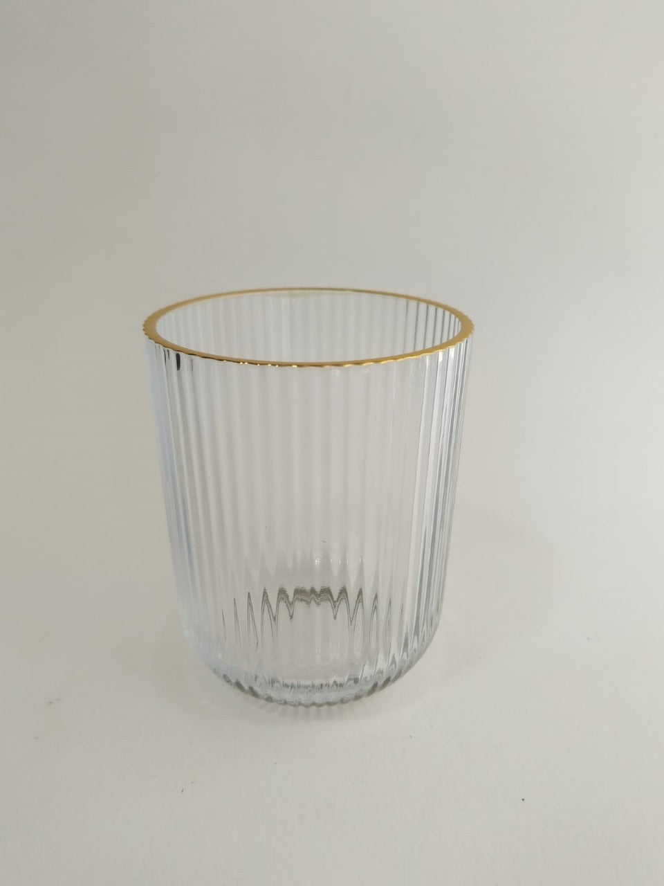 Ribbed Glass Tumble 6 PCS