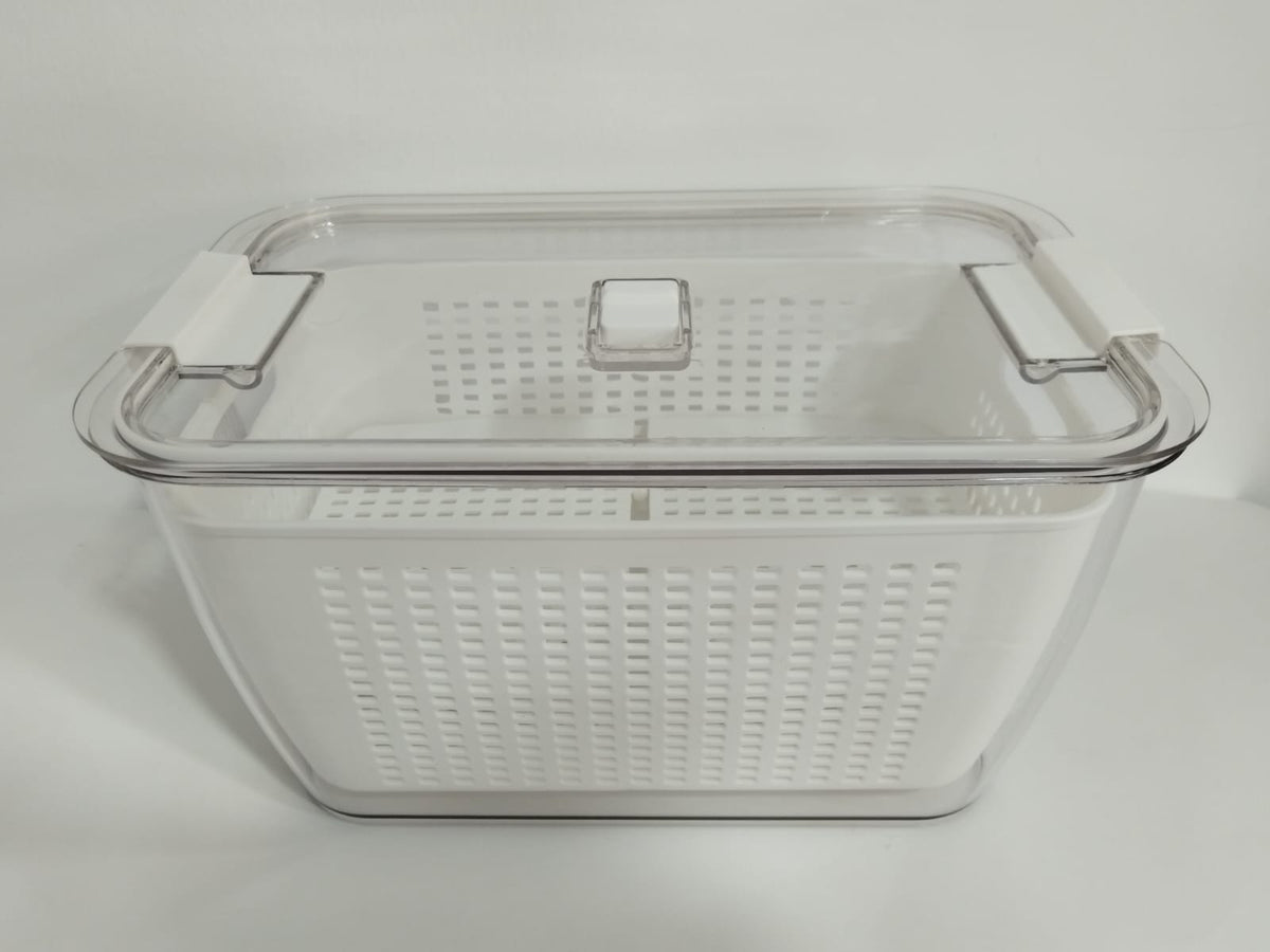 Multifunctional Fridge Storage Box with Lid