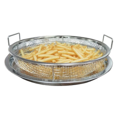 Stainless Steel Frying Basket with Tray