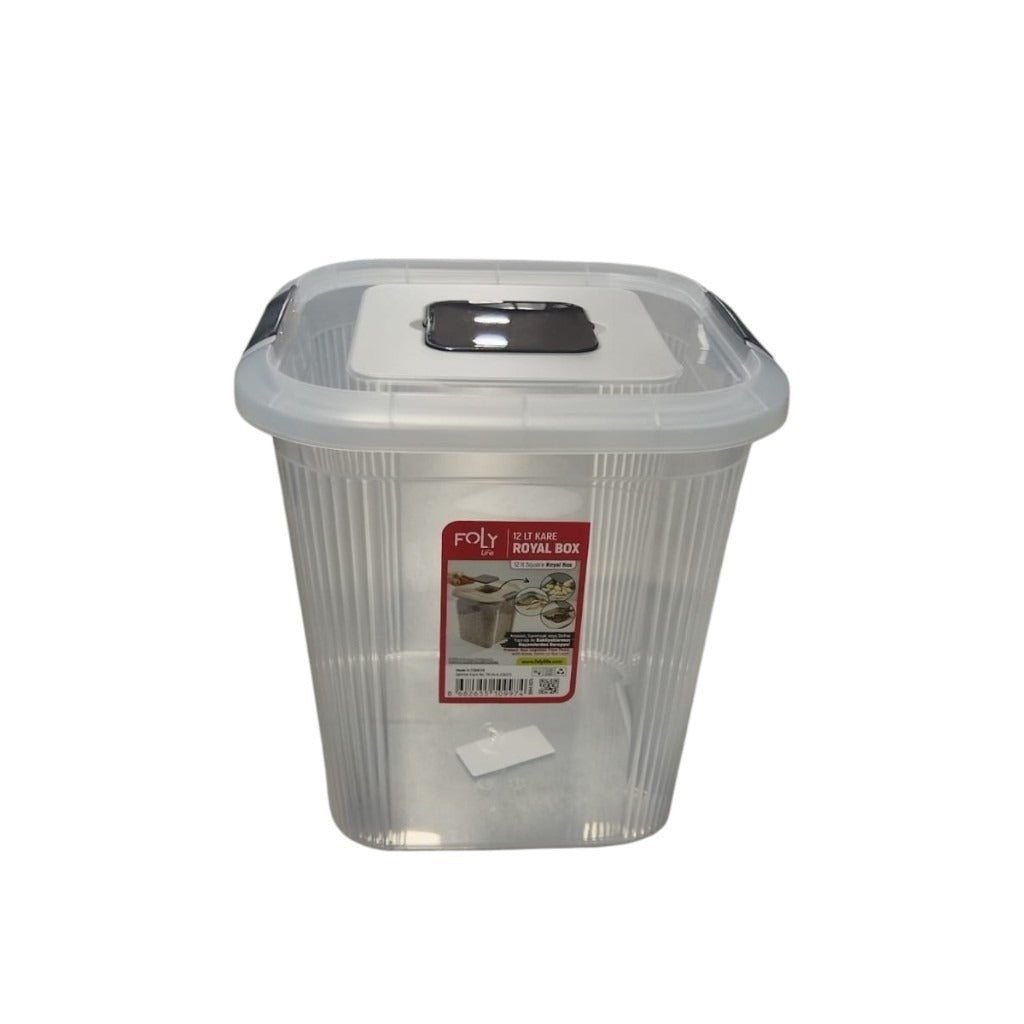 Premium Plastic Storage Box with Lid