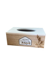 Decorative Wooden Tissue Box Holder – علبة مناديل خشبية ديكورية