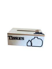 Decorative Wooden Tissue Box Holder – علبة مناديل خشبية ديكورية