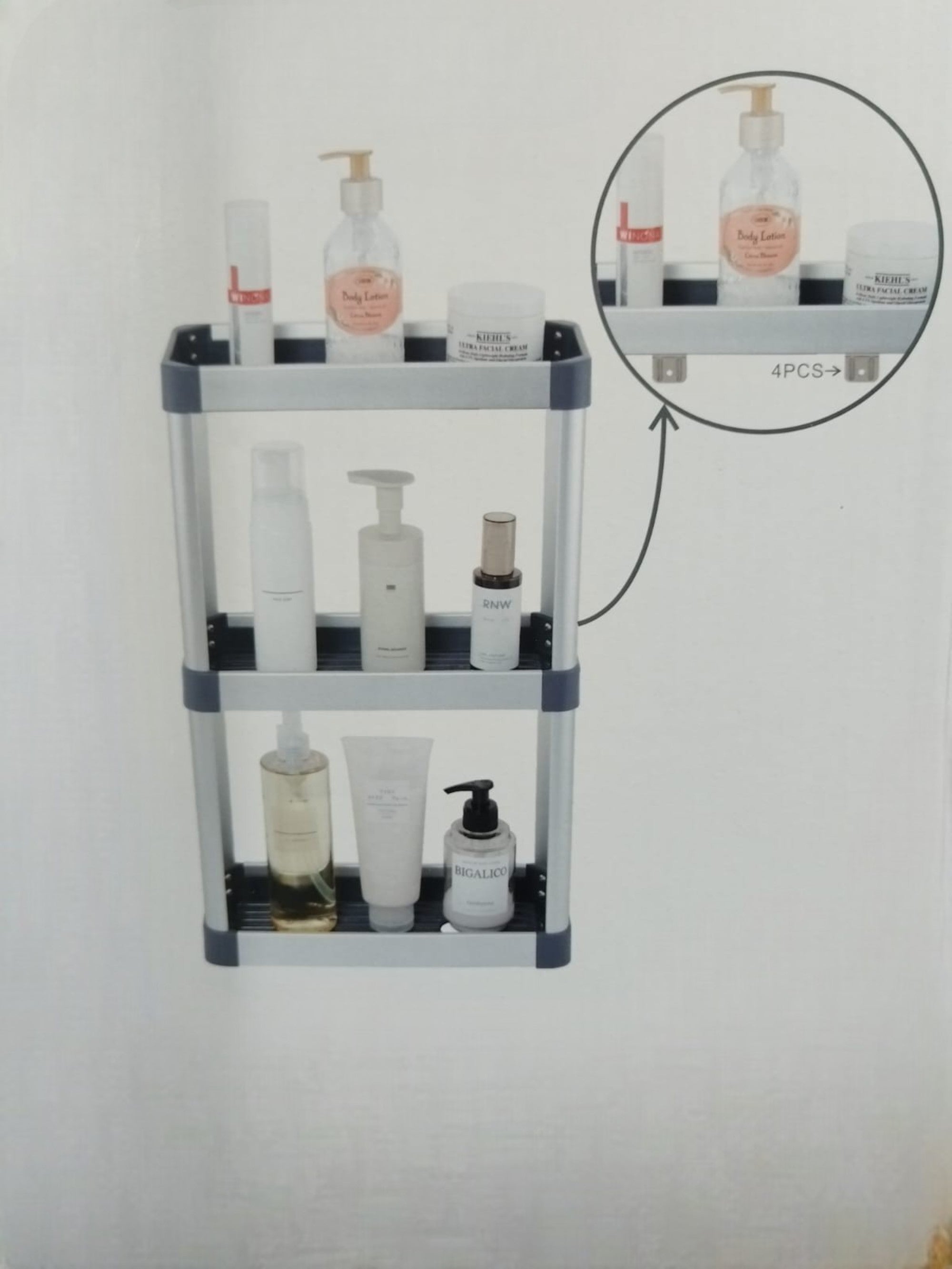 3-Tier Aluminum Rack