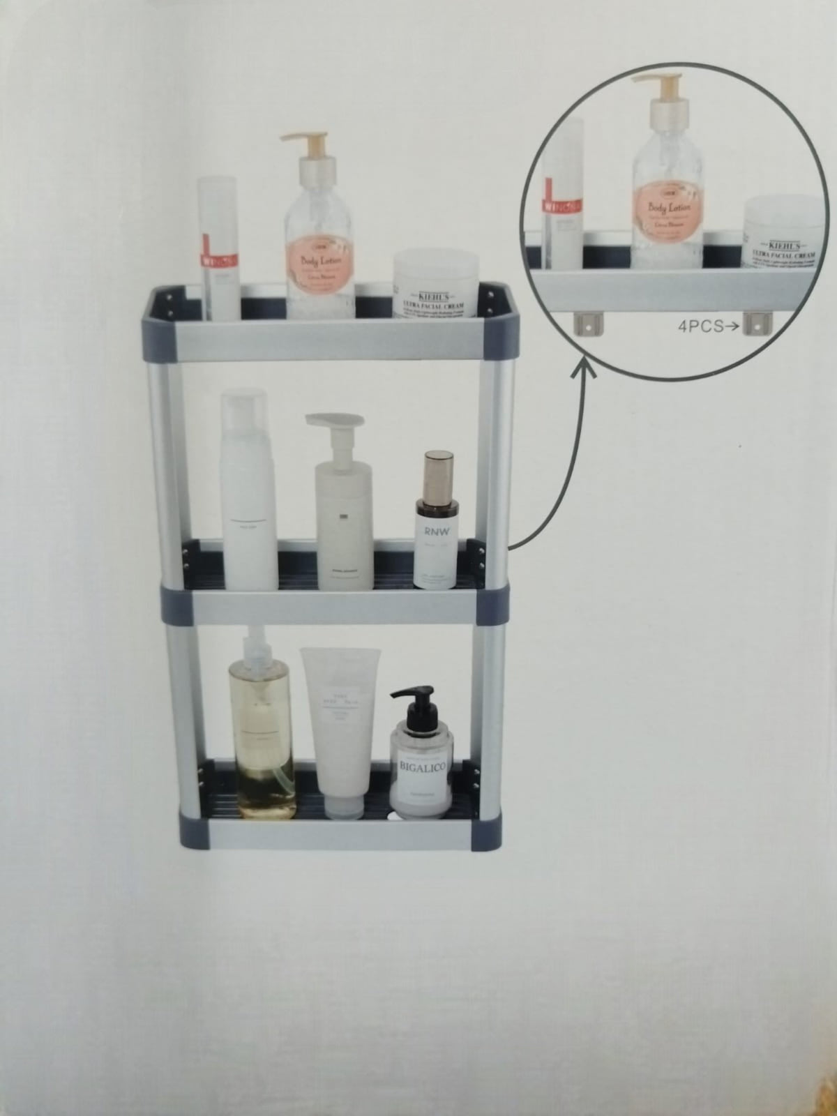 3-Tier Aluminum Rack