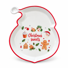 طبق تقديم كريسماس بشكل قبعة سانتا | Santa Hat Christmas Serving Dish