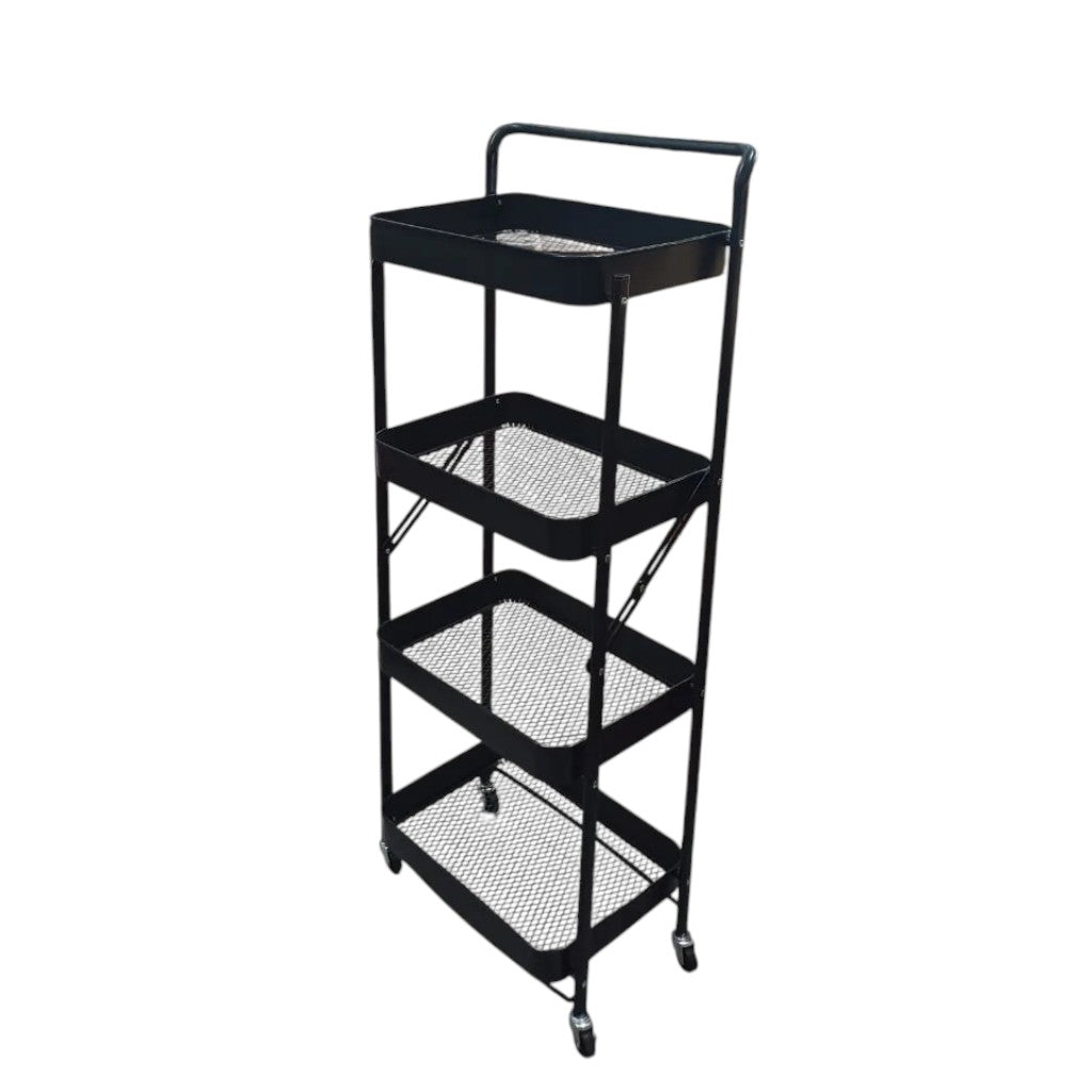 4-Tier Iron Storage Rack white background