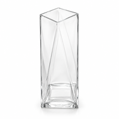مزهرية زجاجية شفافة طويلة | Tall Clear Glass Vase