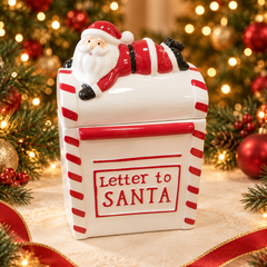 علبة كريسماس بشكل صندوق بريد سانتا | Santa Mailbox Christmas Container