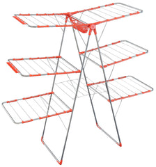 | 3-Tier Folding Clothes Drying Rack Setمنشر غسيل حديد 3طبقاتAZALEA 60*165