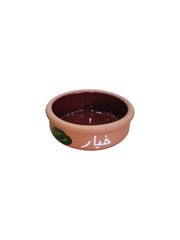 Hand-Painted Clay Bowl