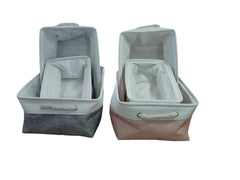 Fabric Storage Basket Set (3 Sizes)