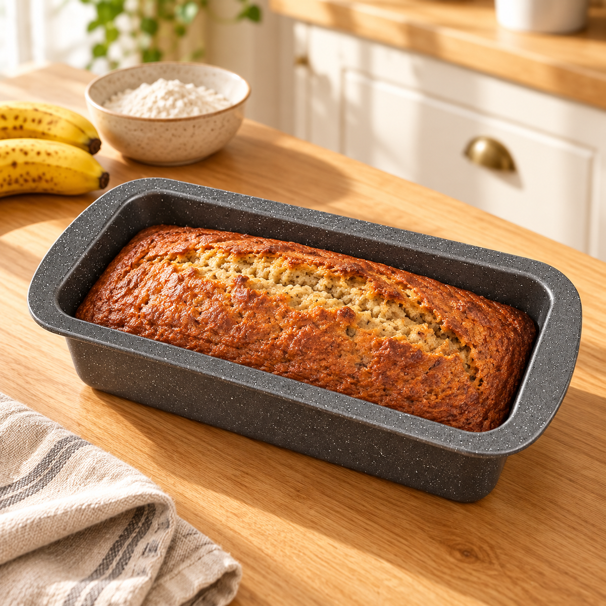 قالب خبز مستطيل غير لاصق | Premium Non-Stick Loaf Pan